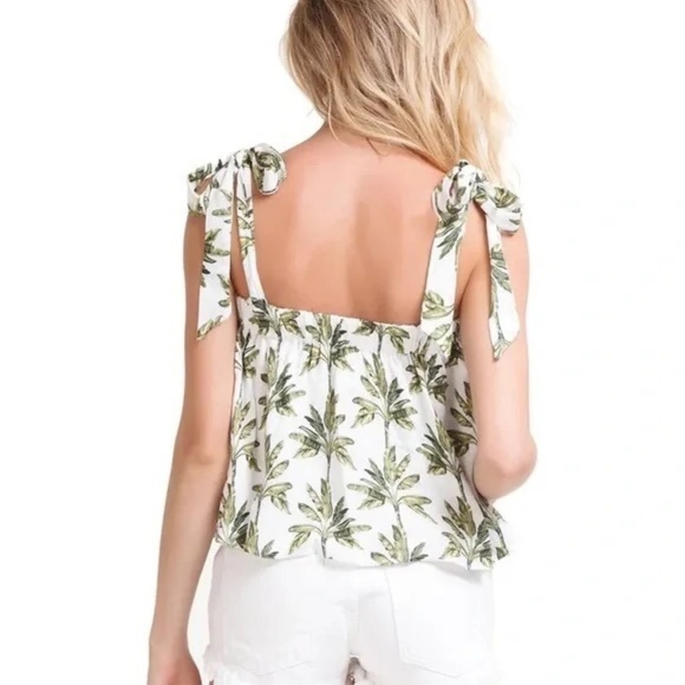 Show me your mumu palm tree print poppy swing top small - Picture 5 of 8